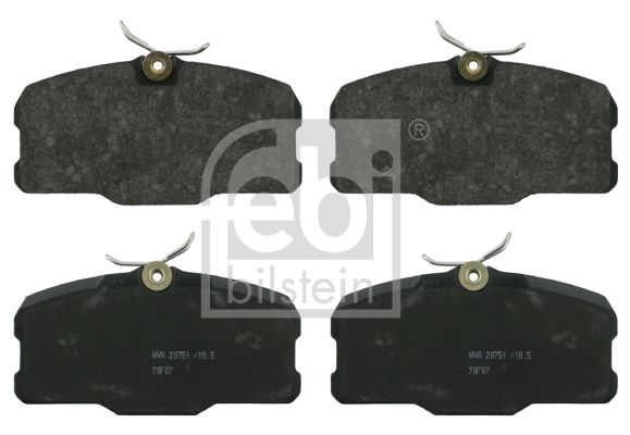 FEBI BILSTEIN Комплект тормозных колодок, дисковый тормоз 16248